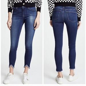 FRAME frame Le Skinny de arma Crop jeans Size 25 Dark Wash‎